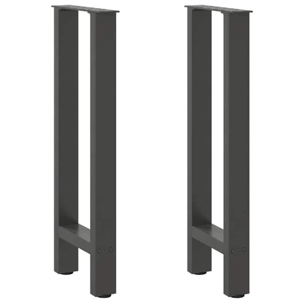 vidaXL konsoollaua jalad, antratsiithall, 2 tk, 28 x (72-73) cm, teras