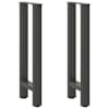 vidaXL konsoollaua jalad, antratsiithall, 2 tk, 38 x (72-73) cm, teras