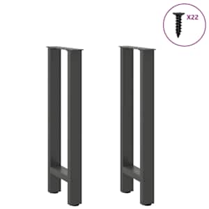 Nohy konzolového stolku antracitové 2 ks 38 x (72-73) cm ocelové - obrázek 3