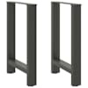 vidaXL s&ouml;&ouml;gilaua jalad, antratsiithall, 2 tk, 50 x (72-73) cm, teras