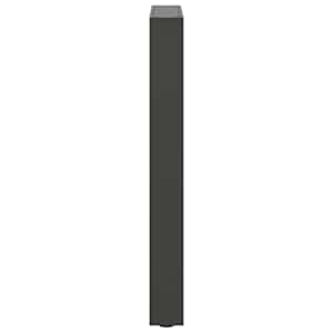 Nohy k jídelnímu stolu antracitové 2 ks 50 x (72-73) cm ocelové - obrázek 6
