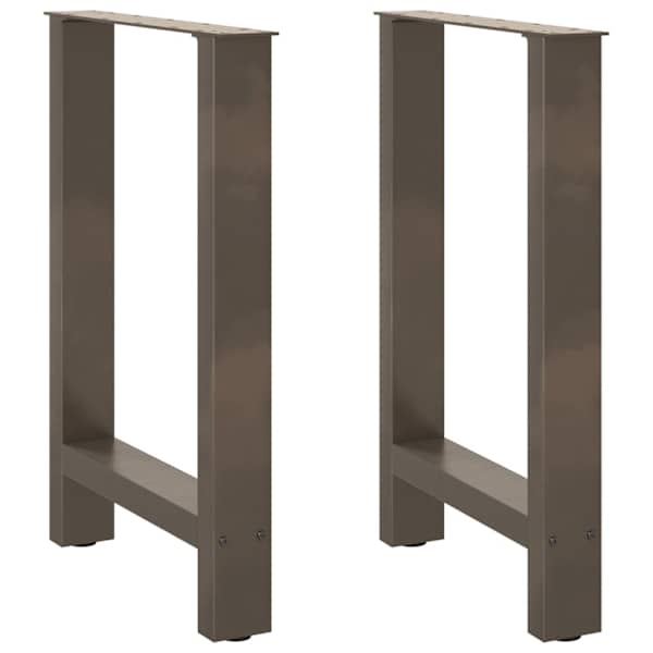 vidaXL s&ouml;&ouml;gilaua jalad, naturaalne teras, 2 tk, 50 x (72&ndash;73) cm, teras