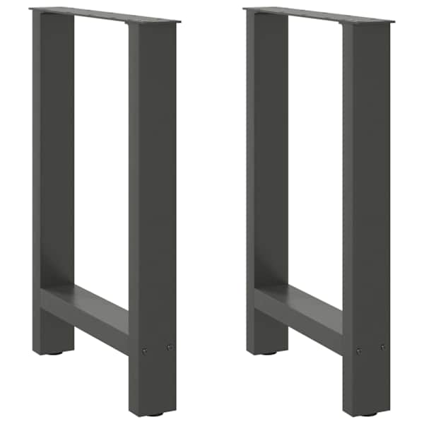 vidaXL s&ouml;&ouml;gilaua jalad, antratsiithall, 2 tk, 60 x (72-73) cm, teras