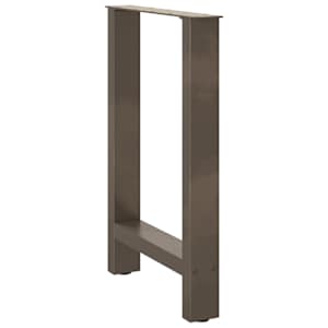 Nohy k jídelnímu stolu z přírodní oceli 2 ks 60 x (72-73) cm ocel - obrázek 4