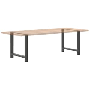 Nohy k jídelnímu stolu antracitové 2 ks 70 x (72-73) cm ocelové - obrázek 8