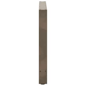 Nohy k jídelnímu stolu z přírodní oceli 2 ks 70 x (72-73) cm ocel - obrázek 6