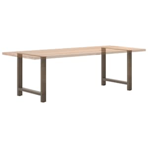 Nohy k jídelnímu stolu z přírodní oceli 2 ks 70 x (72-73) cm ocel - obrázek 8