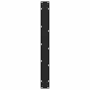Nohy k jídelnímu stolu černé 2 ks 80 x (72-73) cm ocelové - obrázek 7