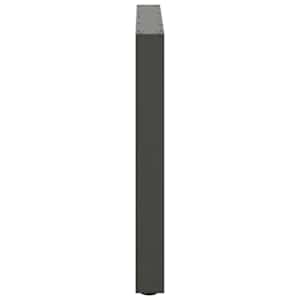 Nohy k jídelnímu stolu antracitové 2 ks 80 x (72-73) cm ocelové - obrázek 6