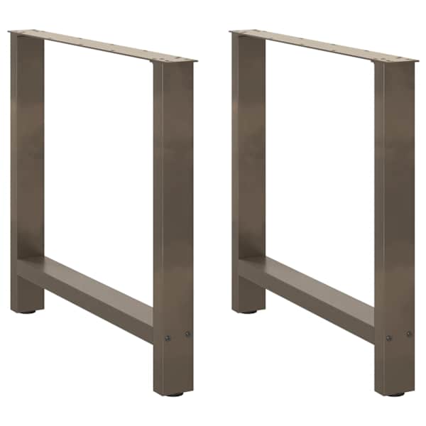 vidaXL s&ouml;&ouml;gilaua jalad, naturaalne teras, 2 tk, 80 x (72&ndash;73) cm, teras