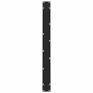Nohy k jídelnímu stolu černé 2 ks 100 x (72-73) cm ocelové - obrázek 7