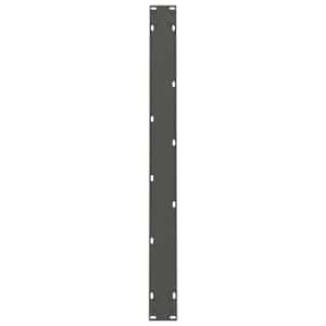 Nohy k jídelnímu stolu antracitové 2 ks 100 x (72-73) cm ocelové - obrázek 7