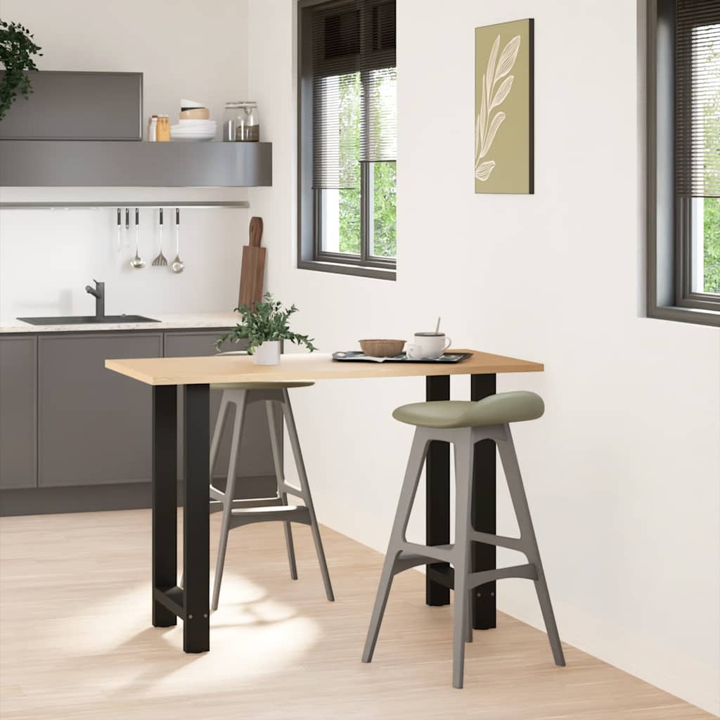 vidaXL Bartafelpoten 2 st 40x(90-91) cm staal zwart