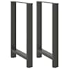 vidaXL baarilaua jalad, antratsiithall, 2 tk, 60 x (90-91) cm, teras