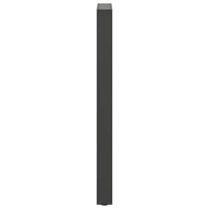 Nohy k barovému stolu antracitové 2 ks 40 x (100-101) cm ocelové - obrázek 6