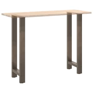 Nohy barového stolu z přírodní oceli 2 ks 50 x (100-101) cm ocel - obrázek 8