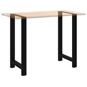 Nohy barového stolu černé 2 ks 60 x (100-101) cm ocelové - obrázek 8