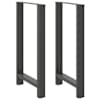 vidaXL baarilaua jalad, antratsiithall, 2 tk, 60 x (100-101) cm, teras