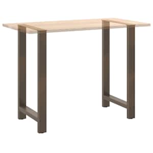 Nohy barového stolu z přírodní oceli 2 ks 60 x (100-101) cm ocel - obrázek 8