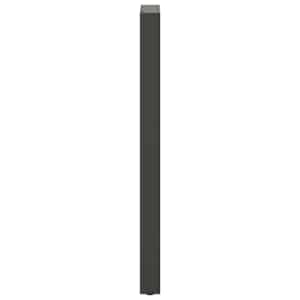 Nohy k barovému stolu antracitové 2 ks 40 x (110-111) cm ocelové - obrázek 6