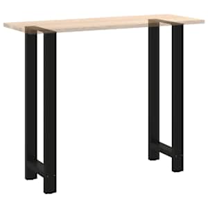 Nohy barového stolu černé 2 ks 50 x (110-111) cm ocelové - obrázek 8