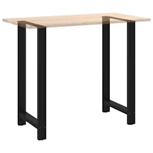 Nohy barového stolu černé 2 ks 60 x (110-111) cm ocelové - obrázek 8