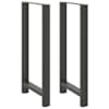 vidaXL baarilaua jalad, antratsiithall, 2 tk, 60 x (110-111) cm, teras