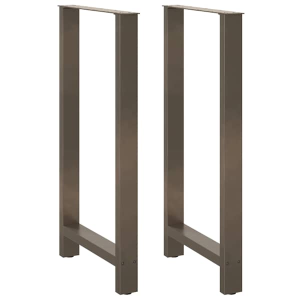 vidaXL baarilaua jalad, naturaalne teras, 2 tk, 60 x (110-111) cm, teras