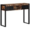 vidaXL mitmev&auml;rviline konsoollaud 100x35x75 cm taaskasutatud t&auml;ispuit