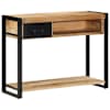 vidaXL konsoollaud 100x35x75 cm T&auml;ist&ouml;&ouml;tlemata puidust mango
