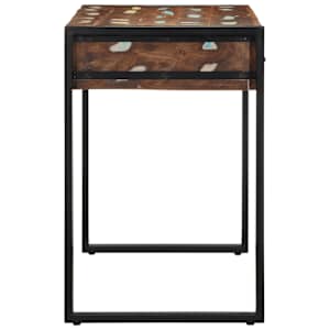 Psací stůl vícebarevné 100x50x75 cm recyklované dřevo - obrázek 4
