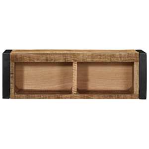 TV skříňka 80x30x25 cm masivní hrubý mangovník - obrázek 2