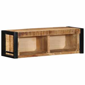 TV skříňka 80x30x25 cm masivní hrubý mangovník - obrázek 11