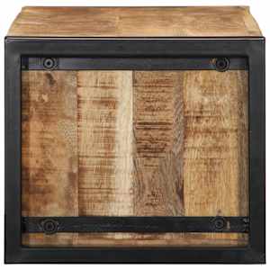 TV skříňka 80x30x25 cm masivní hrubý mangovník - obrázek 3