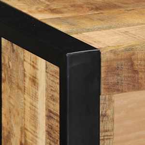 TV skříňka 80x30x25 cm masivní hrubý mangovník - obrázek 5