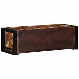 TV skříňka vícebarevné 80x30x25 cm recyklované dřevo - obrázek 4