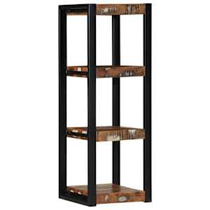 vidaXL seinariiul mitmev&auml;rviline 35x35x100 cm taaskasutatud t&auml;ispuit