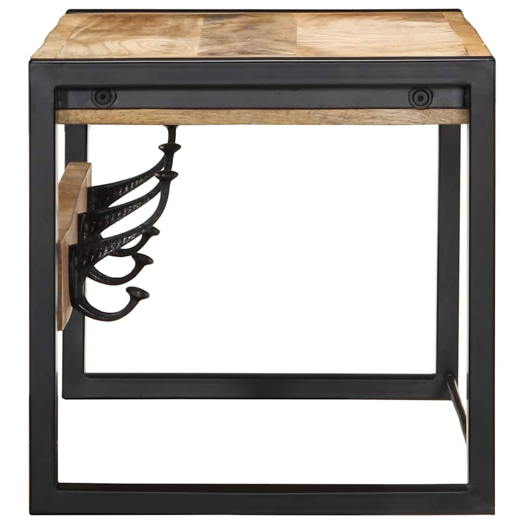 Thumbnail - vidaXL Garderobe 80x35x35 cm Raues Massivholz Mango