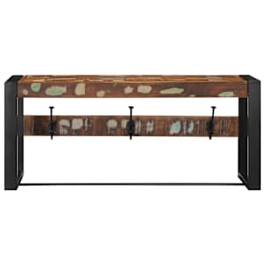 Věšák na kabáty vícebarevné 80x35x35 cm recyklované dřevo - obrázek 2