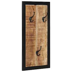Věšák na kabáty 40x2x80 cm masivní hrubý mangovník - obrázek 11