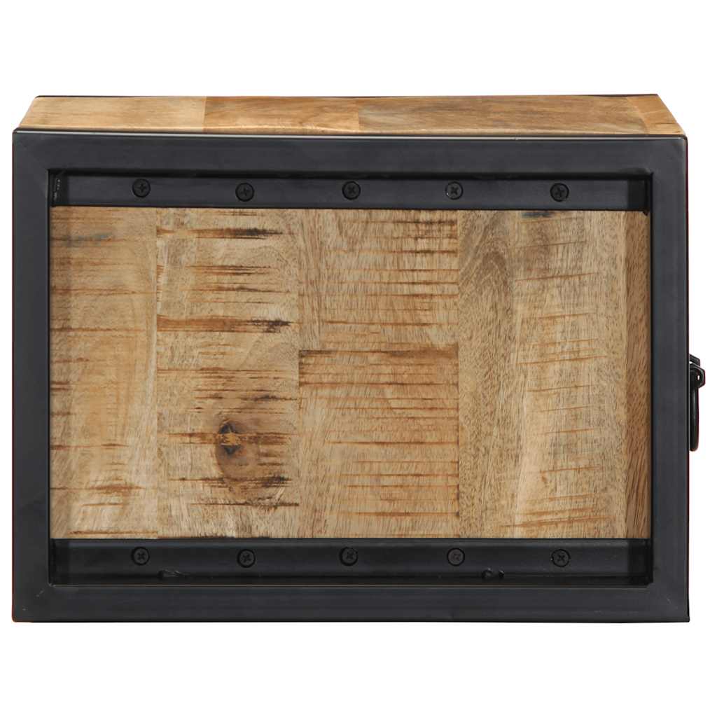 Thumbnail - vidaXL Nachttisch 40x35x25 cm Raues Mango-Massivholz