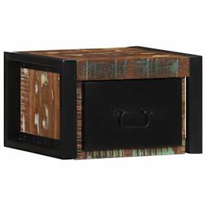 Noční skříňka Multicolour 40x35x25 cm Masivní dřevo Reclaimed - obrázek 3