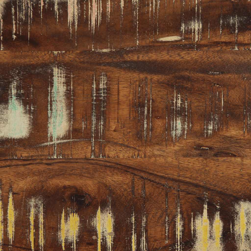 Nočna omarica Multicolor 40x35x40 cm Masivni les Reclaimed - slika 13