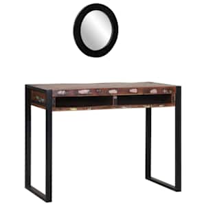 vidaXL Riietumislaud Mitmev&auml;rviline 100 x 50 x 75 cm Taastatud puit