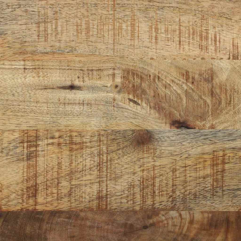 Tárolódobozok tárolóval Barna 40 x 30 x 30 cm Tömör mangófa 