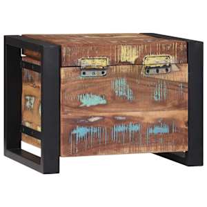 Úložné truhly 40 x 30 x 30 cm Masivní recyklované dřevo - obrázek 7
