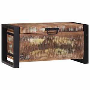 Úložné truhly 60 x 30 x 30 cm Masivní recyklované dřevo - obrázek 3