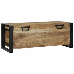 Úložné truhly Hnědá 80 x 30 x 30 cm Masivní magnovníkové dřevo - obrázek 1