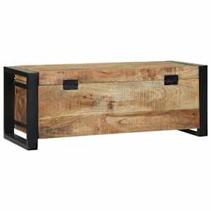 Úložné truhly Hnědá 80 x 30 x 30 cm Masivní magnovníkové dřevo - obrázek 7