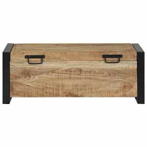 Úložné truhly Hnědá 80 x 30 x 30 cm Masivní magnovníkové dřevo - obrázek 5